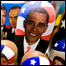 Bonecos com imagem de Obama em feira de Moscou (19/1/AFP)