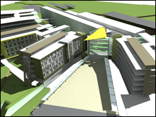 Plans of the cancelled hospital at Wynyard