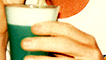 Bryan and a strange green drink