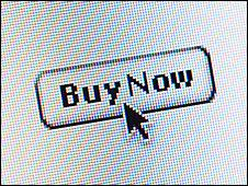 Icon saying Buy Now
