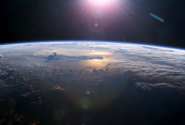 Earth and the Sun