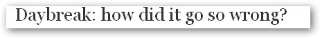 Guardian headline