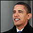 Barack Obama durante discurso no Lincoln Memorial, Washington