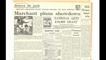 The layout of a newspaper
