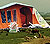An orange tent - Luned Emyr