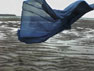 Burkha on the beach, Bigbury-on-Sea by Jenny Matthews 