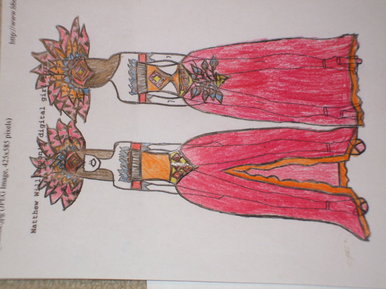 Mexican theme dress