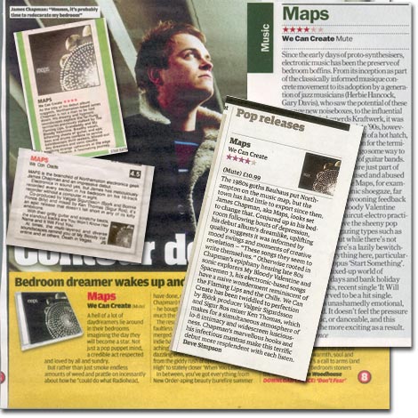 Maps press cuttings