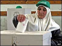 رای دهنده فلسطينی 