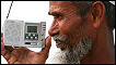 A man using a radio