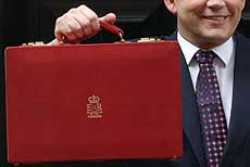 red budget box