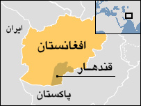 نقشه قندهار-افغانستان
