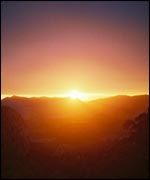 Sunset in Guhyaloka