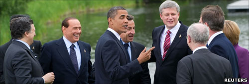 G8 leaders