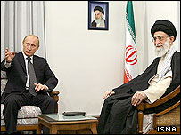 آیت الله خامنه ای و پوتین