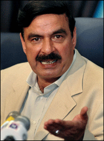 پاکستانی وزیرِاطلاعات شیخ رشید احمد