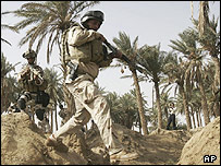 سرباز آمریکایی در عراق