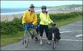 Liz and Stuart at Woolacombe