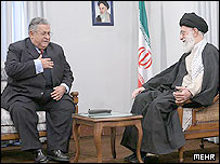 آيت الله خامنه ای و جلال طالبانی در تهران