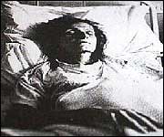 Natalie Winter in hospital bed