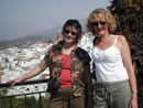 Sue with friend