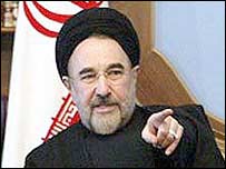 محمد خاتمی رييس جمهور ايران