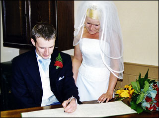 The mother of Stephanie Robinson getting married