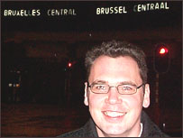 Stuart George in Brussels