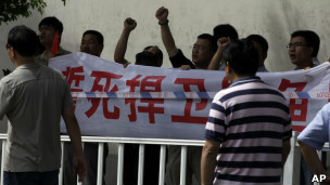 上海抗議者