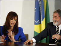 A presidente da Argentina, Cristina Kirchner