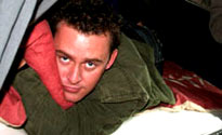Scott in his bunk