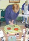 The Lunesdale Quilters at work