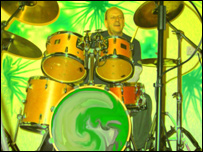 Tony's on drums