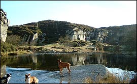 Disused Haytor Quarry