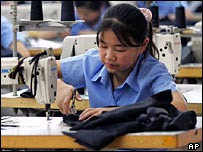 fábrica têxtil na China