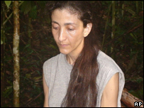 Ingrid Betancourt em cativeiro