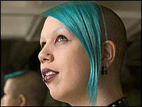 Blue hair