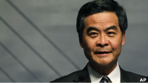 香港行政長官梁振英（6/12/2012）