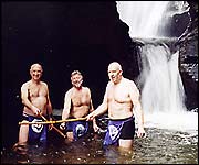 Sacred dip at St Nectan's Glen 