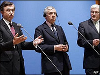 وزاری خارجه سه کشور اروپايی