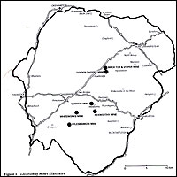 Map of the mines
