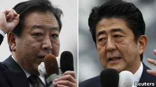 野田佳彥和安倍晉三