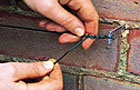 Secure the wire