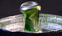 A crushed can.