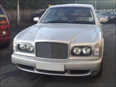 Front of car