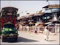 پشاور شہر کی سڑک