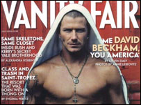 David Beckham apareceu usando um rosário na capa da revista 'Vanity Fair'