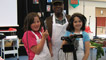 Filming the cookery lesson