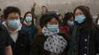 北京故宮附近行人紛紛戴上口罩（28/2/2013）