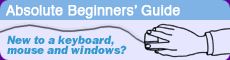 Learn to use a mouse, keyboard and windows